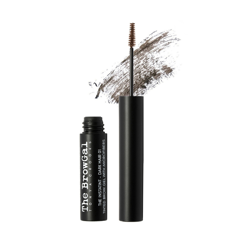 The BrowGal InstaTint - Tinted Brow Gel - Dark